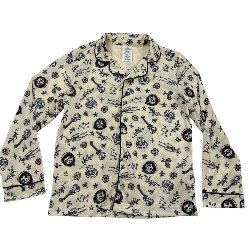 Disney Coco Pajama Top Size 9/10